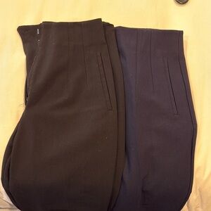Zara Elegant Black and Dark Blue Trousers
